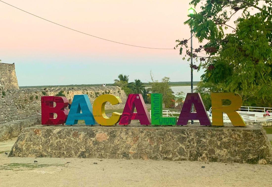 Le village de Bacalar